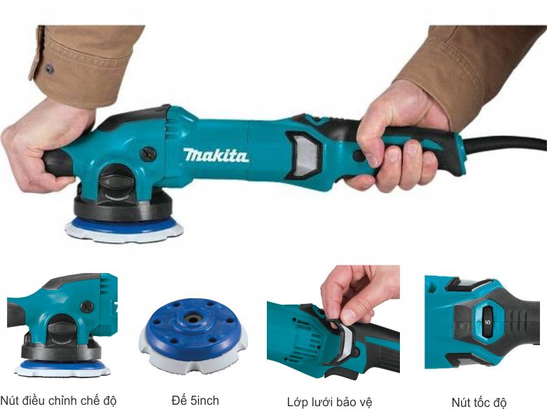 Ưu điểm vượt trội của Makita PO5000C